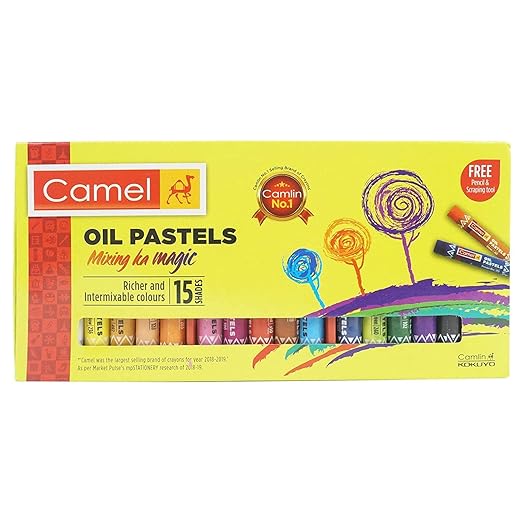 CAMLIN OIL PASTEL SET OF 15 ASSORTED (4329541)