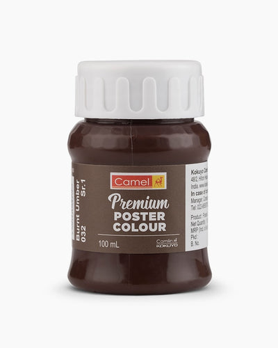 CAMLIN PREMIUM POSTER COLOUR 100 ML BURNT UMBER