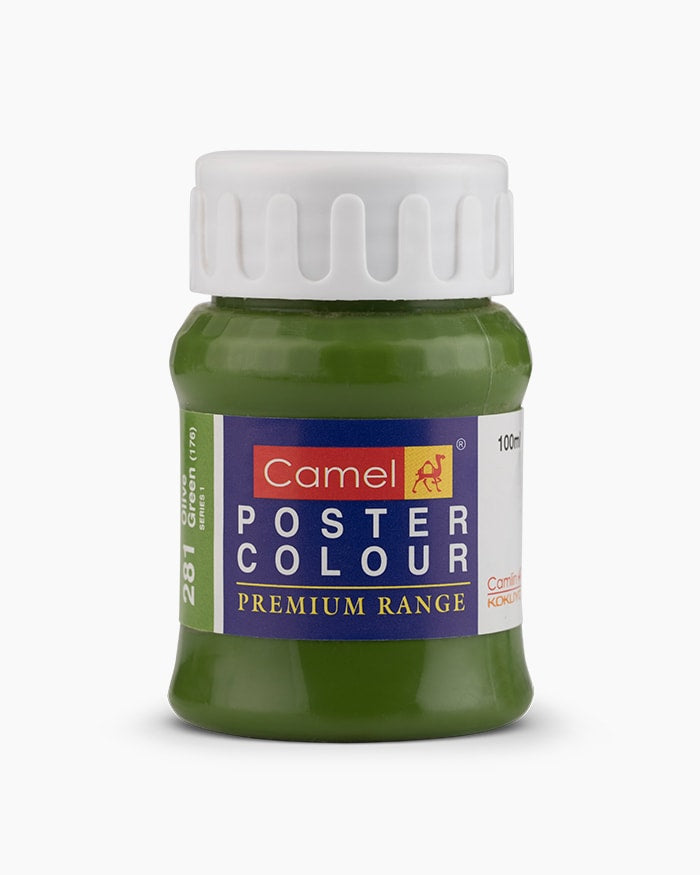 CAMLIN PREMIUM POSTER COLOUR 100 ML OLIVE GREEN