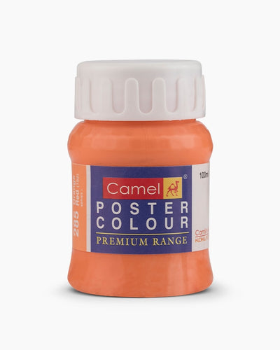 CAMLIN PREMIUM POSTER COLOUR 100 ML ORANGE RED