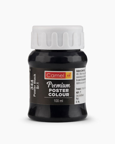 CAMLIN PREMIUM POSTER COLOUR 100 ML POSTER BLACK