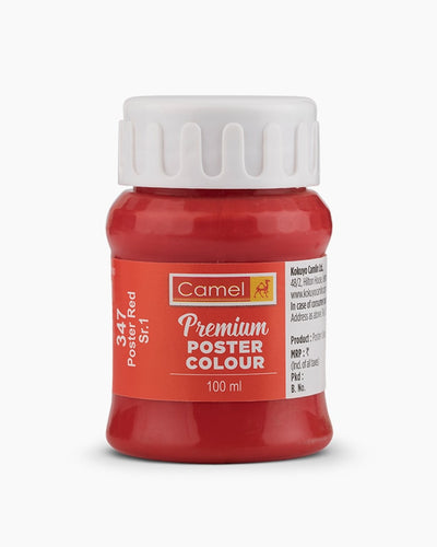 CAMLIN PREMIUM POSTER COLOUR 100 ML POSTER RED