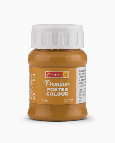 CAMLIN PREMIUM POSTER COLOUR 100 ML YELLOW OCHRE