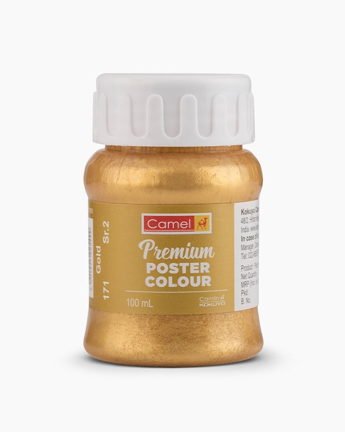 CAMLIN PREMIUM POSTER COLOUR 100 ML GOLD