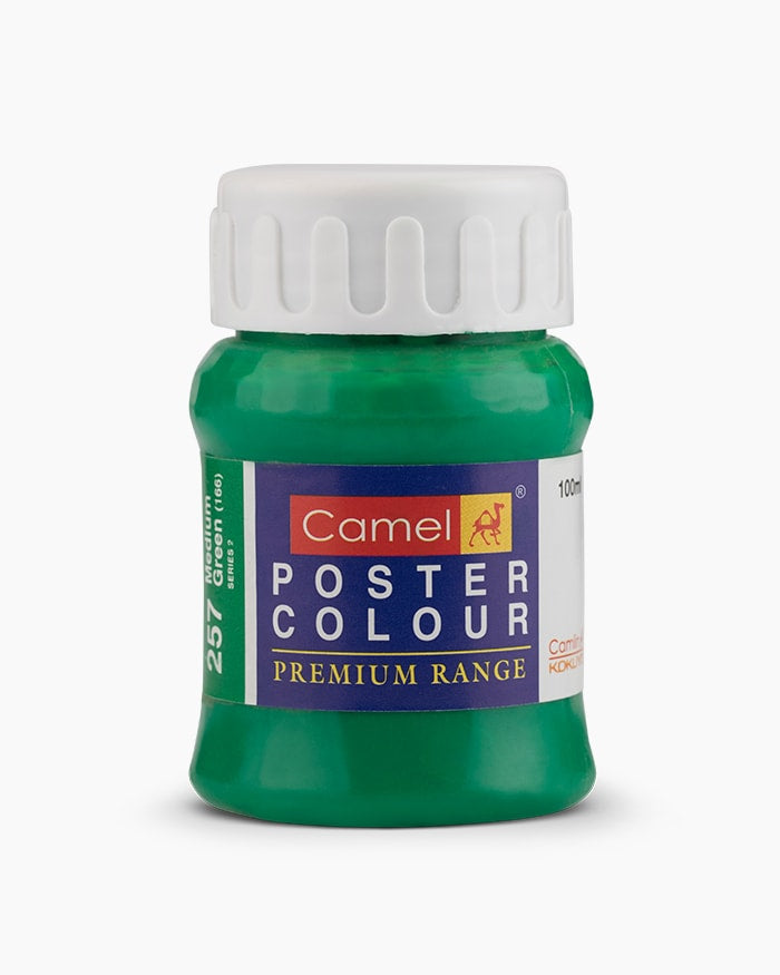 CAMLIN PREMIUM POSTER COLOUR 100 ML MEDIUM GREEN