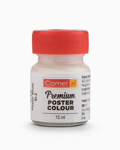 CAMLIN PREMIUM POSTER COLOUR 15 ML POSTER WHITE