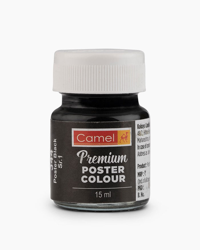 CAMLIN PREMIUM POSTER COLOUR 15 ML POSTER BLACK