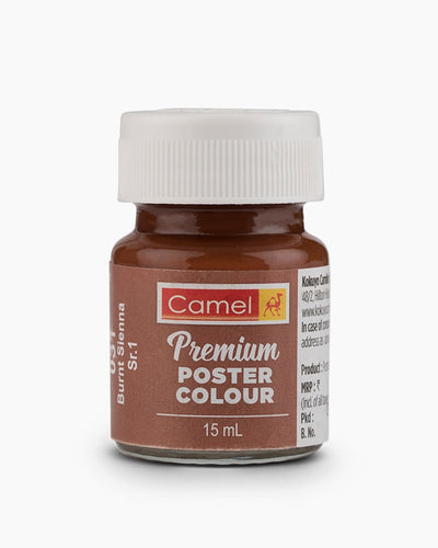 CAMLIN PREMIUM POSTER COLOUR 15 ML BURNT SIENNA