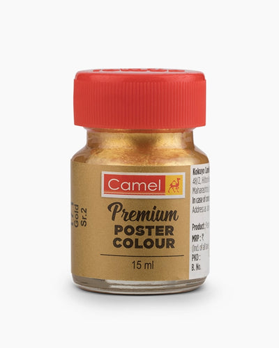 CAMLIN PREMIUM POSTER COLOUR 15 ML GOLD