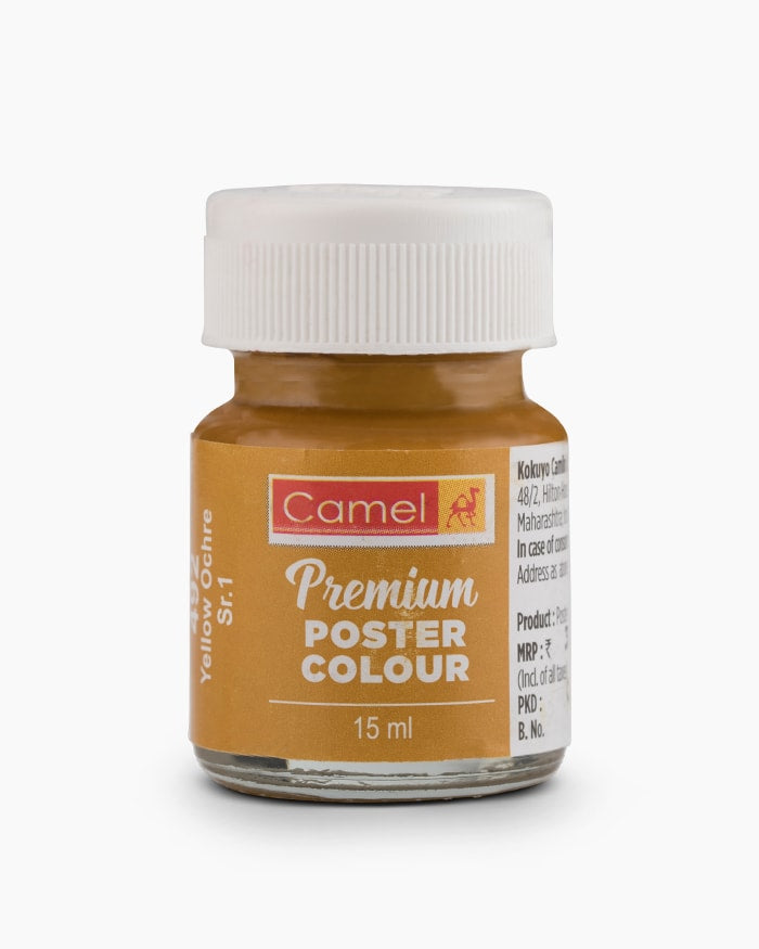 CAMLIN PREMIUM POSTER COLOUR 15 ML YELLOW OCHRE