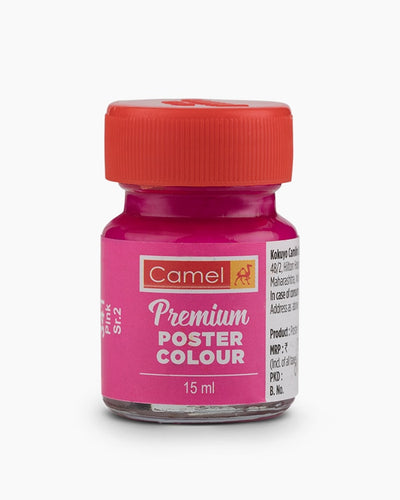 CAMLIN PREMIUM POSTER COLOUR 15 ML PINK