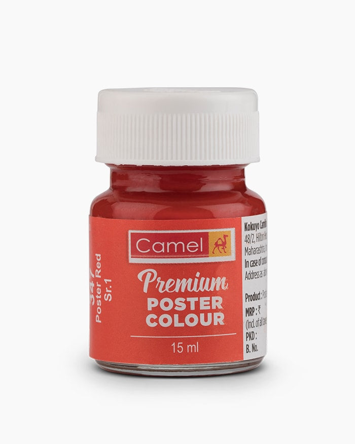 CAMLIN PREMIUM POSTER COLOUR 15 ML POSTER RED