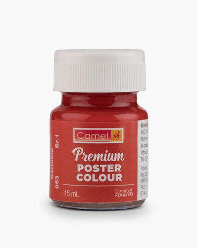 CAMLIN PREMIUM POSTER COLOUR 15 ML CARMINE