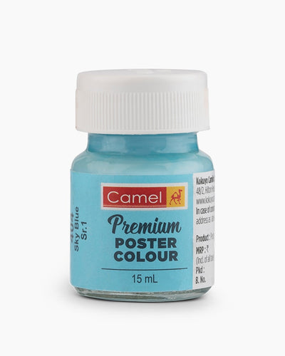 CAMLIN PREMIUM POSTER COLOUR 15 ML SKY BLUE