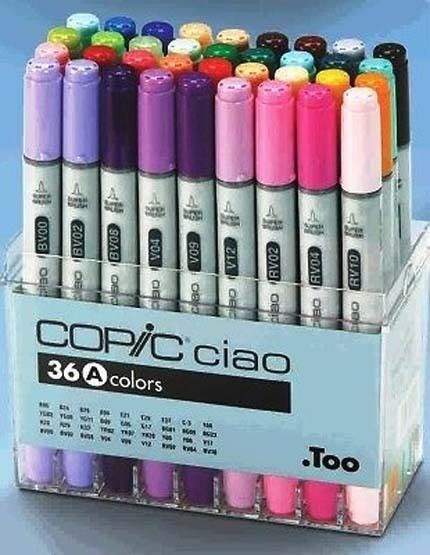 COPIC CIAO MARKER SET OF 36 A