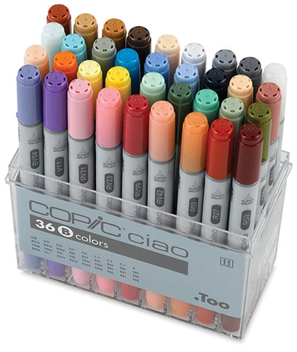 COPIC CIAO MARKER SET OF 36 B