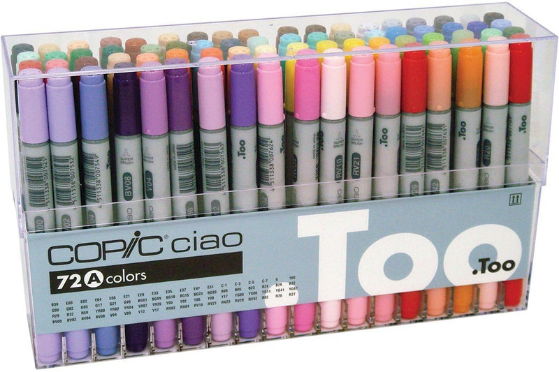 COPIC CIAO MARKER SET OF 72 A