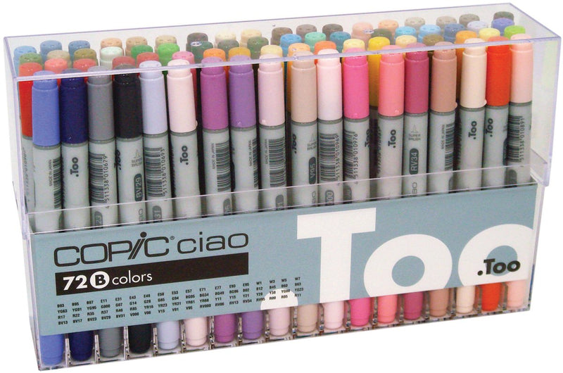 COPIC CIAO MARKER SET OF 72 B