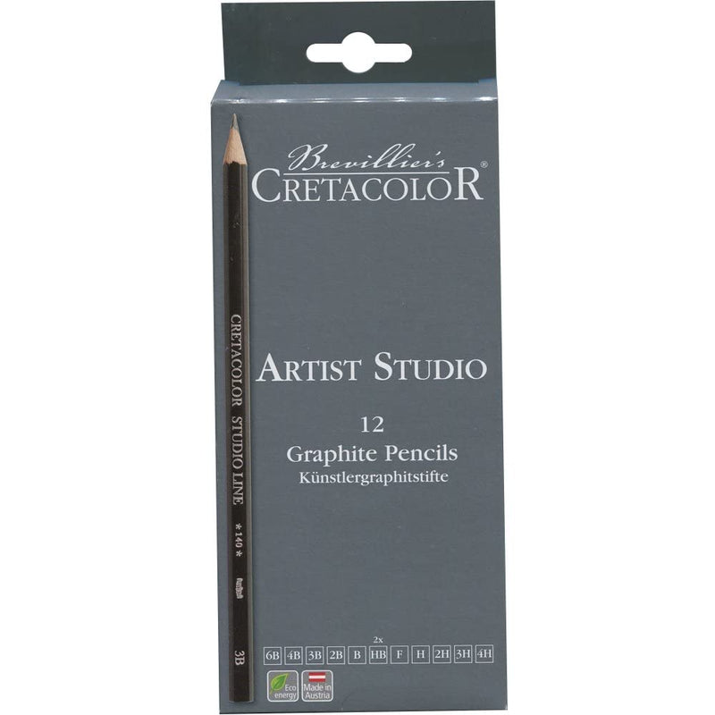 CRETACOLOR GRAPHITE PENCIL SET OF 12 (140 12)