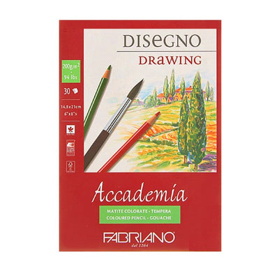 FABRIANO ACCADEMIA PADS 30 SHEETS  200 GSM A5 (41201421)