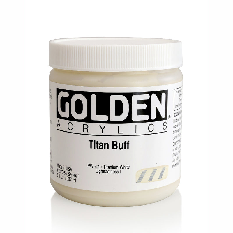 GOLDEN HEAVY BODY ACRYLIC 236 ML SR 1 TITANIUM BUFF 1370-5