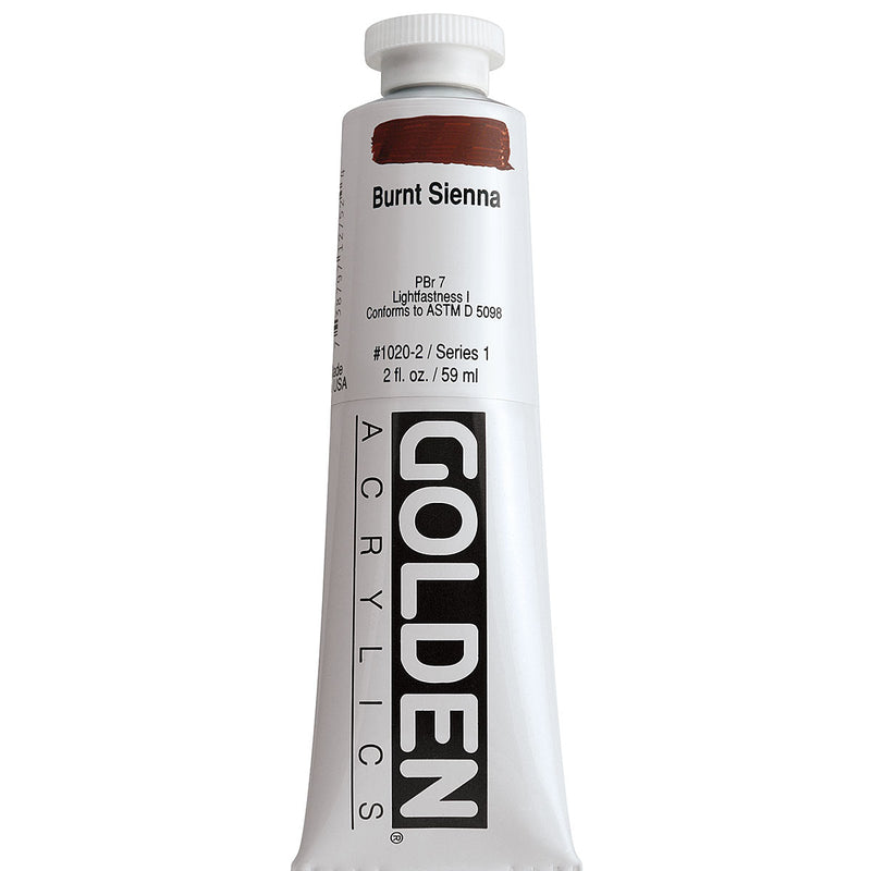 GOLDEN HEAVY BODY ACRYLIC 59 ML SR 1 BURNT SIENNA 1020-2