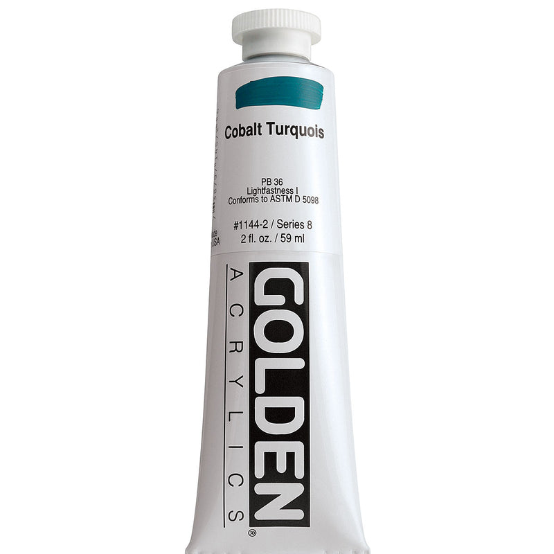 GOLDEN HEAVY BODY ACRYLIC 59 ML SR 8 COBALT TURQUOISE 1144-2