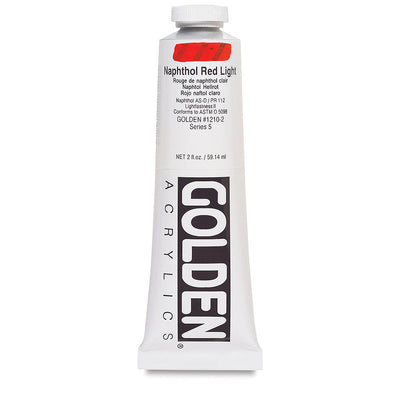 GOLDEN HEAVY BODY ACRYLIC 59 ML SR 5 NAPHTHOL RED LIGHT 1210-2