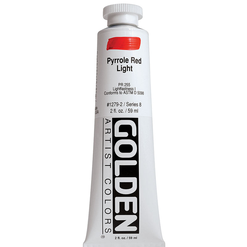 GOLDEN HEAVY BODY ACRYLIC 59 ML SR 8 PYRROLE RED LIGHT 1279-2