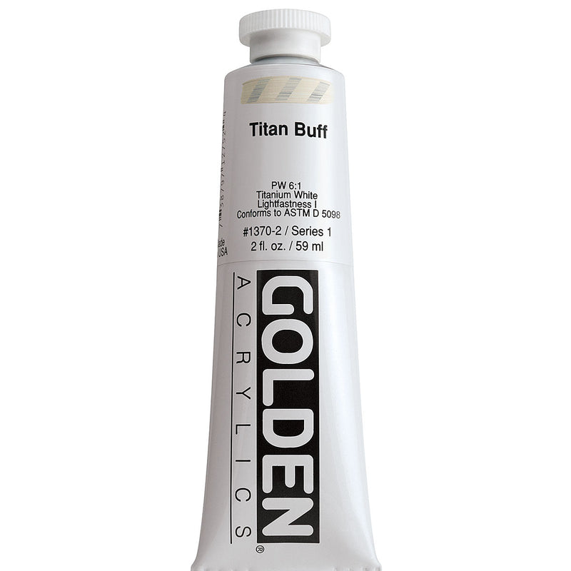 GOLDEN HEAVY BODY ACRYLIC 59 ML SR 1 TITANIUM BUFF 1370-2