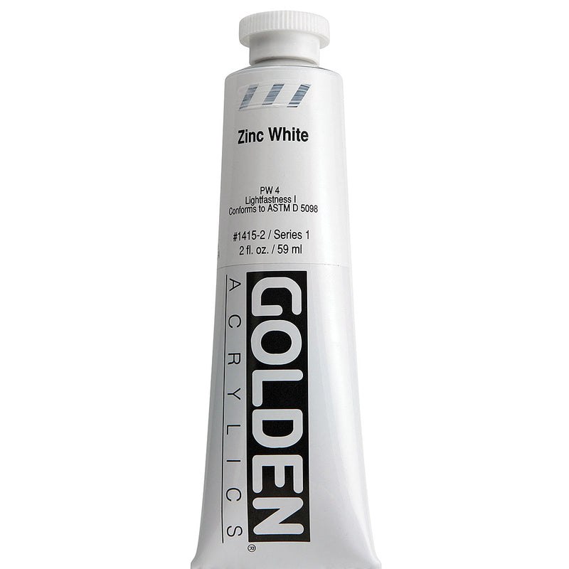 GOLDEN HEAVY BODY ACRYLIC 59 ML SR 1 ZINC WHITE 1415-2