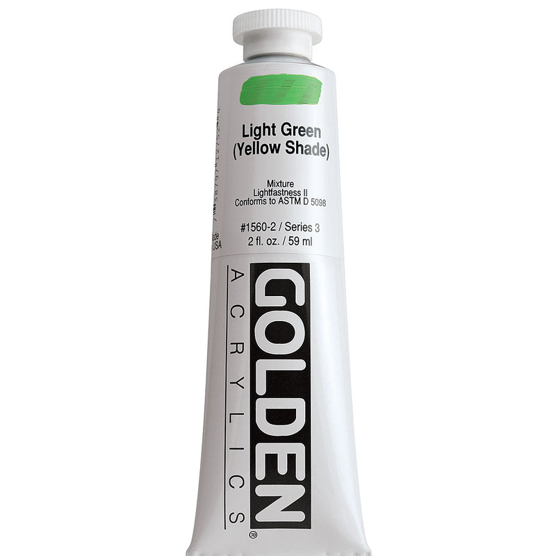 GOLDEN HEAVY BODY ACRYLIC 59 ML SR 3 LIGHT GREEN YELLOW SHADE 1560-2