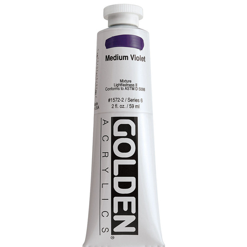 GOLDEN HEAVY BODY ACRYLIC 59 ML SR 6 MEDIUM VIOLET 1572-2