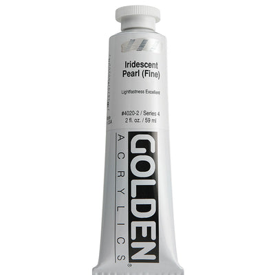 GOLDEN HEAVY BODY ACRYLIC 59 ML SR 4 IRIDESCENT PEARL FINE 4020-2