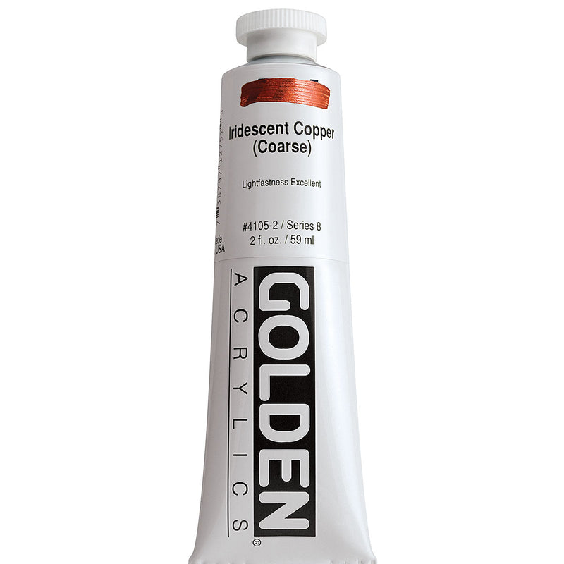 GOLDEN HEAVY BODY ACRYLIC 59 ML SR 8 IRIDESCENT COPPER COARSE 4105-2