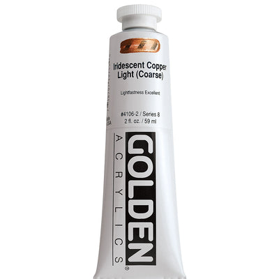 GOLDEN HEAVY BODY ACRYLIC 59 ML SR 8 IRIDESCENT COPPER LIGHTT COARSE 4106-2