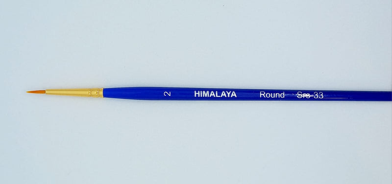 HIMALAYA SYNTHETIC HAIR BRUSH ROUND SR 33 NO 2