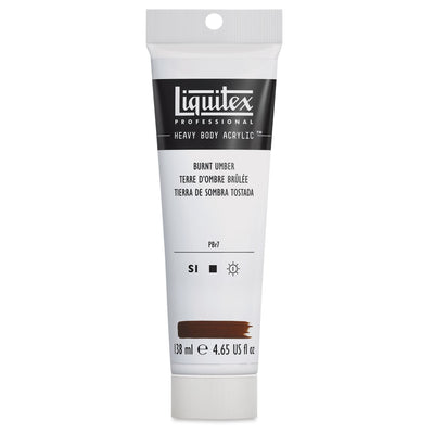 LIQUITEX PROFESSIONAL HEAVY BODY ACRYLIC 138 ML BURNT UMBER S1