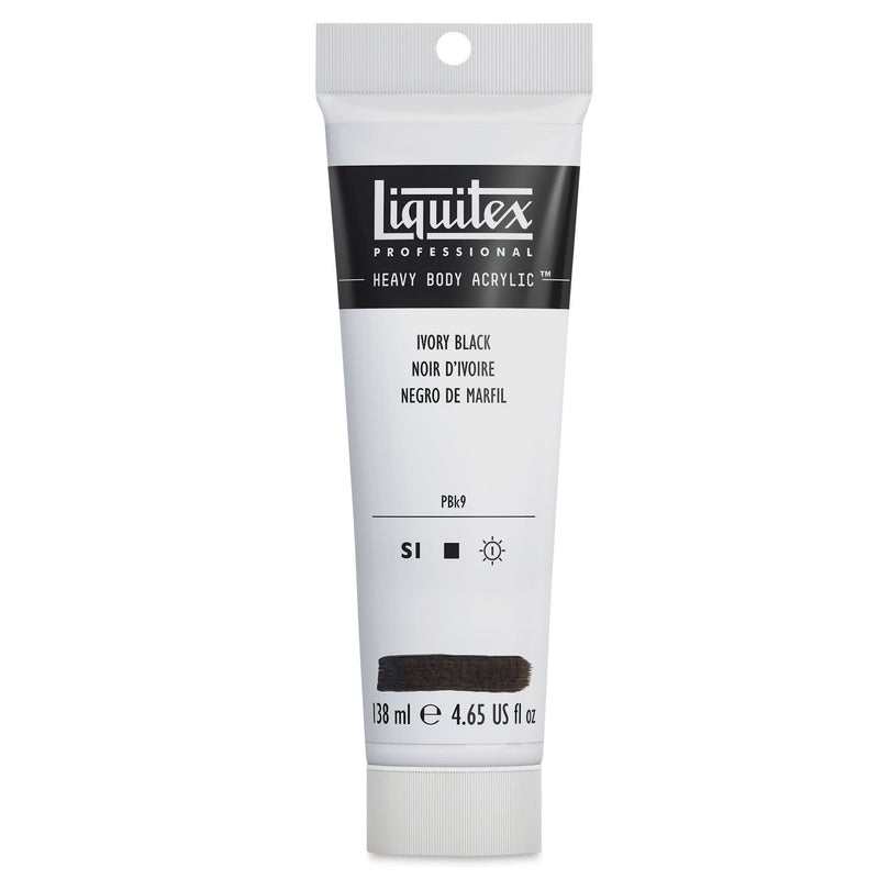 LIQUITEX PROFESSIONAL HEAVY BODY ACRYLIC 138 ML IVORY BLACK S1