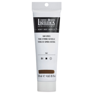 LIQUITEX PROFESSIONAL HEAVY BODY ACRYLIC 138 ML RAW UMBER S1