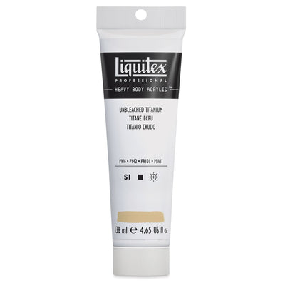 LIQUITEX PROFESSIONAL HEAVY BODY ACRYLIC 138 ML UNBLEACHED TITANIUM S1