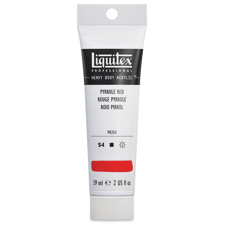 LIQUITEX PROFESSIONAL HEAVY BODY ACRYLIC 138 ML PYRROLE RED S4