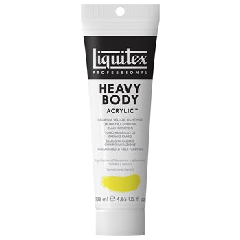 LIQUITEX PROFESSIONAL HEAVY BODY ACRYLIC 138 ML CADMIUM YELLOW LIGHT HUE S3