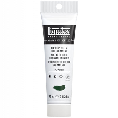 LIQUITEX PROFESSIONAL HEAVY BODY ACRYLIC 59 ML HOOKERS GREEN HUE PERMANENT S1A