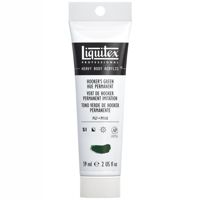 LIQUITEX PROFESSIONAL HEAVY BODY ACRYLIC 59 ML HOOKERS GREEN HUE PERMANENT S1A