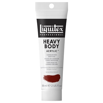 LIQUITEX PROFESSIONAL HEAVY BODY ACRYLIC 59 ML CADMIUM RED DEEP HUE S2