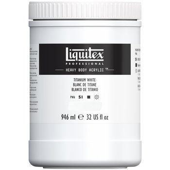 LIQUITEX PROFESSIONAL HEAVY BODY ACRYLIC 946 ML TITANIUM WHITE S1