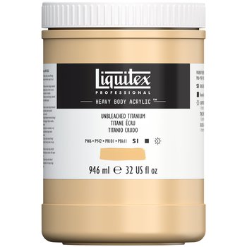 LIQUITEX PROFESSIONAL HEAVY BODY ACRYLIC 946 ML UNBLEACHED TITANIUM S1