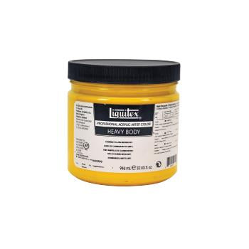 LIQUITEX PROFESSIONAL HEAVY BODY ACRYLIC 946 ML CADMIUM YELLOW MEDIUM HUE S1A