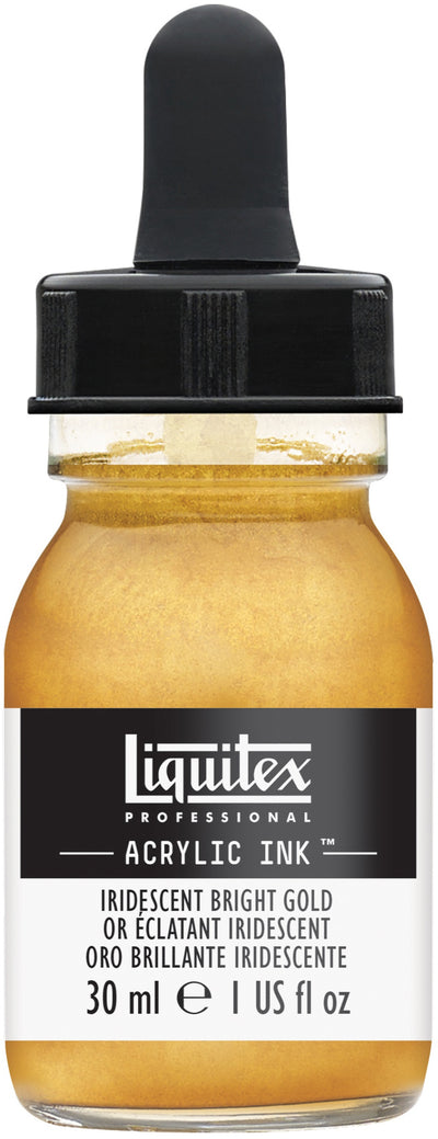 LIQUITEX ACRYLIC INK 30 ML IRIDESCENT BRIGHT GOLD  (234)